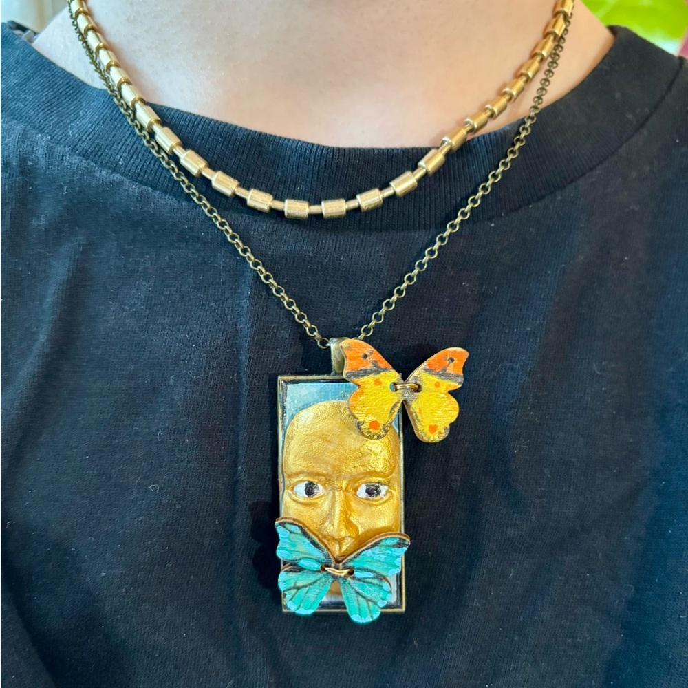 Etsuko Noguchi Artist - Dream Keeper Pendant - OOAK